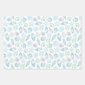 Seashells Seashore ラッピングペーパーシート (正面)