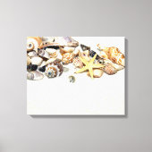 Seashells Stretted Canvas Print キャンバスプリント (正面)