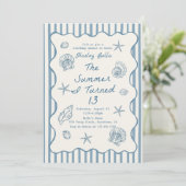 Seashells The Summer I Turned Thirteen Birthday 招待状 (スタンド正面)