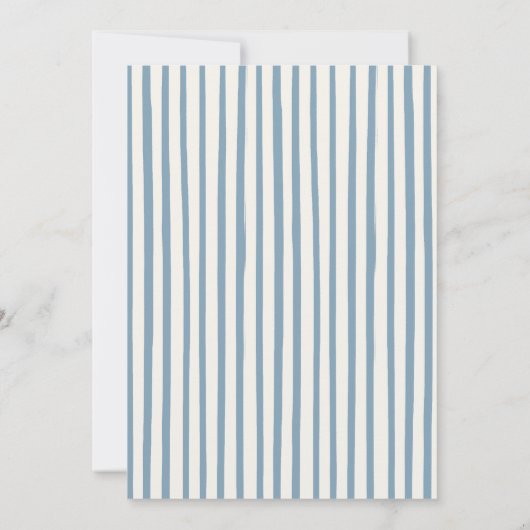 Seashells The Summer I Turned Thirteen Birthday 招待状 (裏面)