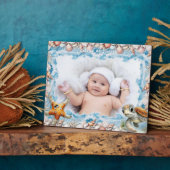 Seashells, Turtle, Starfish Kids Photo Frame フォトプラーク (側面)
