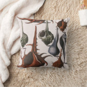 Seashells, Vintage Sea Shells, Ocean Marine Life クッション (ブランケット)