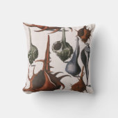 Seashells, Vintage Sea Shells, Ocean Marine Life クッション (正面)