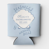 Seashells & Wedding Bells Bachelorette 缶クーラー (正面)