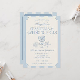 Seashells & Wedding Bells Bachelorette Itinerary & 招待状