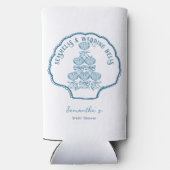 Seashells & Wedding Bells Bachelorette Party スリム缶クーラー (裏面)