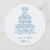 Seashells & Wedding Bells Bachelorette Party メニュー (裏面)