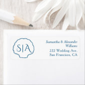 Seashells & Wedding Bells Bachelorette Party ラベル (インサイチュ)