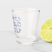 Seashells & Wedding Bells Beach Bachelorette Party ショットグラス (右)