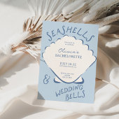 Seashells & Wedding Bels Bachelorette Itinerary 招待状