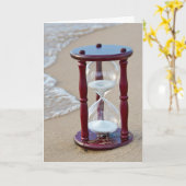 Seashore Sand Timer カード (黄色い花)