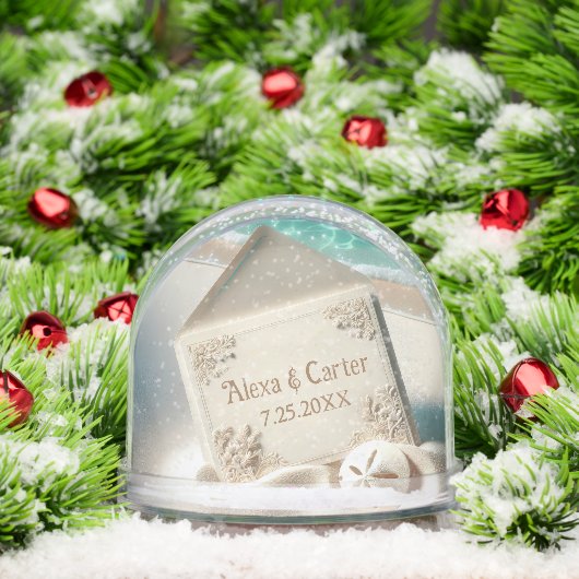 Seashore Wedding Names and Date (クリスマス)