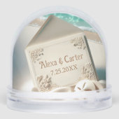 Seashore Wedding Names and Date (裏面)