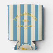 Seaside Aqua Splash Striping & Family Name 缶クーラー (裏面)