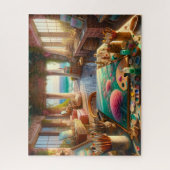 Seaside Artist Studio by the Ocean ジグソーパズル (縦)