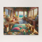 Seaside Artist Studio by the Ocean ジグソーパズル (横)