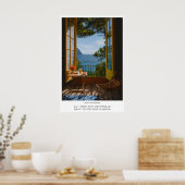Seaside Balcony Wall Art Print - Romantic Morning ポスター (キッチン)