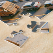 Seaside Boardwalk Carnival by the Beach ジグソーパズル (側面)