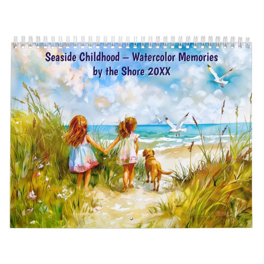 Seaside Childhood – Watercolor Memories by the Sho カレンダー (カバー)