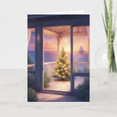 Seaside Christmas Glow カード (正面)