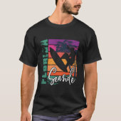 Seaside Florida Beach Surfing Vacation Tシャツ (正面)