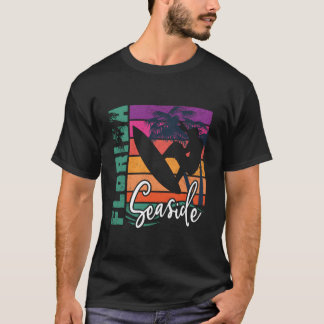 Seaside Florida Beach Surfing Vacation Tシャツ
