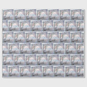 Seaside Gazebo With Sheer Curtains ラッピングペーパー (フラット)