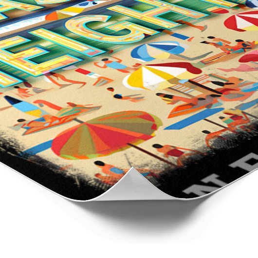 Seaside Heights New Jersey Nj Beachside Bliss Sd26 ポスター (角)