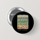 Seaside Heights New Jersey Nj Beachside Bliss Sd26 缶バッジ (正面&裏面)