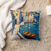 Seaside in Europe クッション (ブランケット)