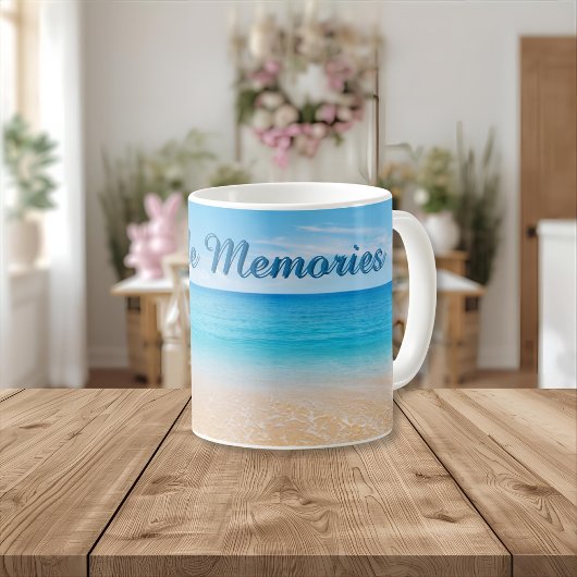 Seaside Memories Personalized Mug コーヒーマグカップ
