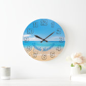 Seaside Memories Round Wall Clock ラージ壁時計 (ホーム)