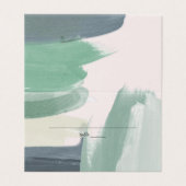 Seaside Ocean Glass | ウェディングプレイスカード 名刺 (外部フラット)