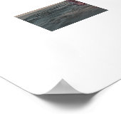 Seaside Portrait of Flamboyant Woman ポスター (角)