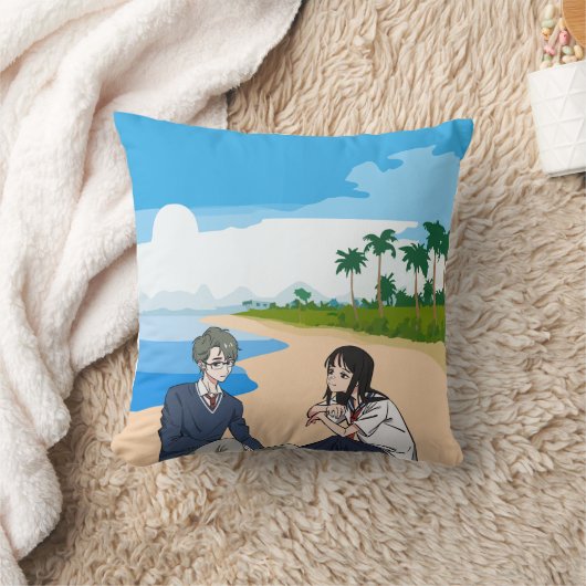 Seaside Reflections – Quiet Moments クッション (ブランケット)