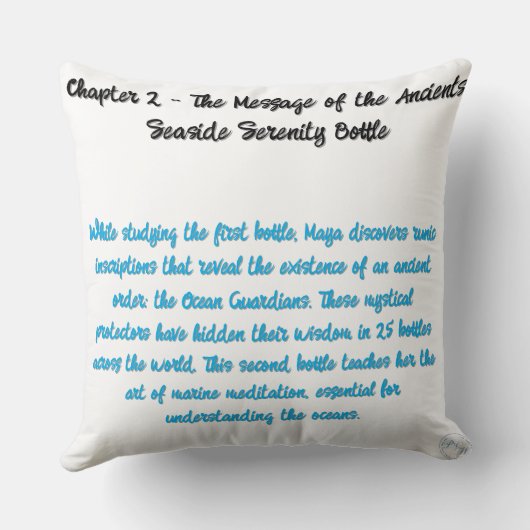 Seaside Serenity Bottle クッション (裏面)