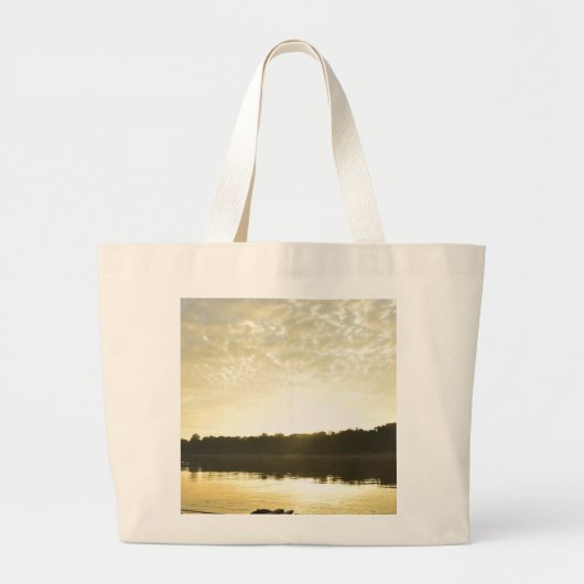 Seaside Serenity Tote Bag - Carry the Calm with Yo ラージトートバッグ (正面)