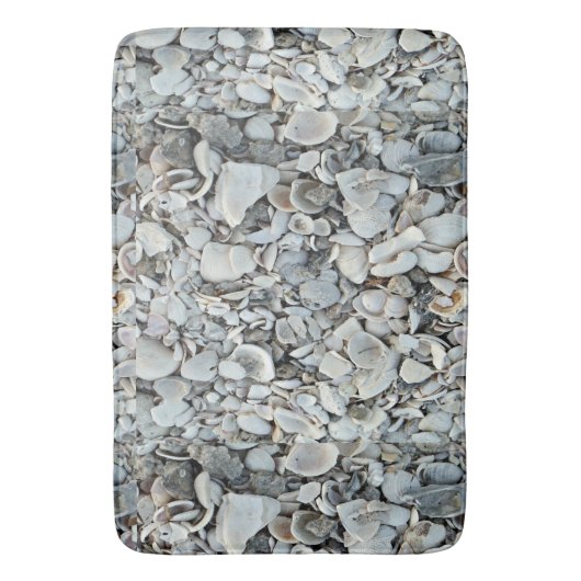 Seaside Shells Coastal  バスマット (正面縦)