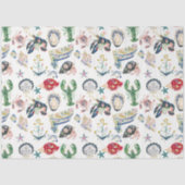 Seaside Soirée Coastal Pattern Tissue Paper 薄葉紙 (正面)
