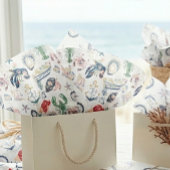 Seaside Soirée Coastal Pattern Tissue Paper 薄葉紙