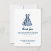 Seaside Stripes Celebration サンキューカード (正面)