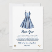 Seaside Stripes Celebration Birthday    サンキューカード (正面)