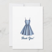 Seaside Stripes Celebration Birthday    サンキューカード (裏面)