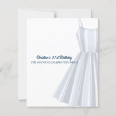 Seaside Stripes Celebration Birthday Menu (裏面)