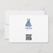 Seaside Stripes Celebration QR Code 出欠カード (裏面)