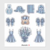 Seaside Stripes Celebration Sticker Collection シール (シート)