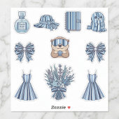 Seaside Stripes Celebration Sticker Collection シール