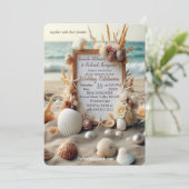 Seaside Wedding Celebrations on the Beach 招待状 (スタンド正面)