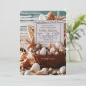 Seaside Wedding Celebrations on the Beach 招待状 (スタンド正面)