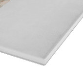 Seaside Window View Watercolor Coastal Scene カッティングボード (角)